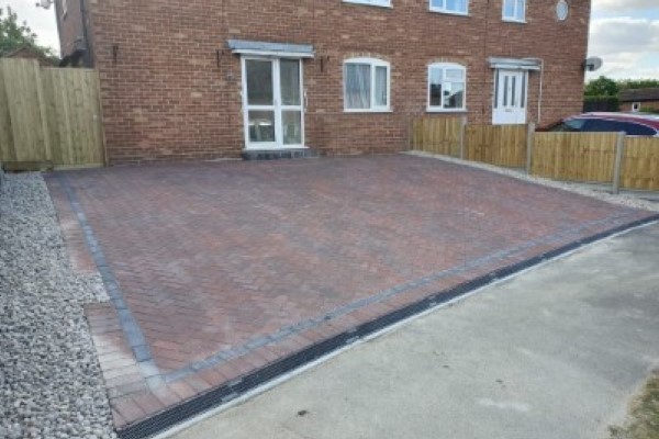 New Block Paved Driveway in Stockport