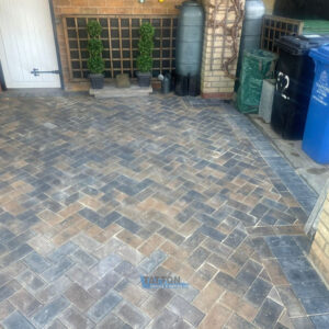 Bracken Paved Driveway and Pathway with Charcoal Borderline in Old&hellip;