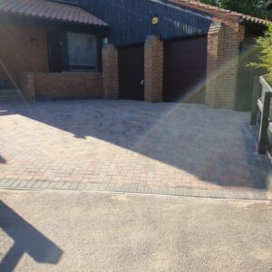 New Driveway Laid With Paving in Stockport