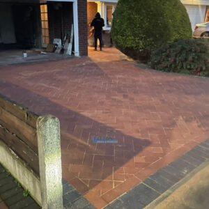 Driveway with Clay Block Paving in Altrincham