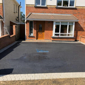Tarmac Driveway with Silver Granite Border in Macclesfield, Cheshire