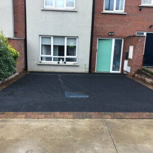 Tarmac Driveway with Tobermore Brick Border in Stockport